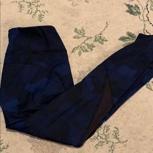 Ankle Length Workout Pants with side netting